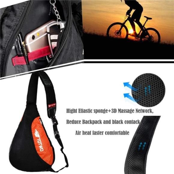 YHLCSQ Anti Theft Sling Bag - Small Chest Shoulder Crossbody Backpack for Men & - Picture 5 of 8